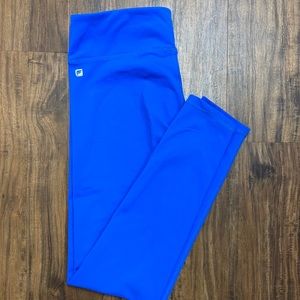 fabletics blue comfy leggings